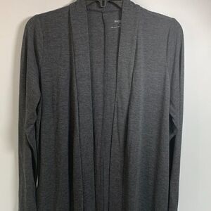 Motherhood Gray 33" Open Front Cardigan